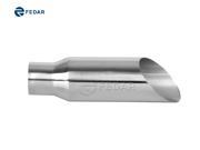 Fedar Exhaust Tailpipe Tip 2.5 Inlet 3.5 Outlet 12 Slant Angle Cut