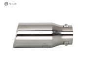 Fedar Exhaust Tip 2.5 Inlet 3.5 Outlet 8.26 Long Dual Wall Rolled Angle Cut