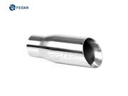 Fedar Exhaust Tailpipe Tip 2.25 Inlet 3.5 Outlet 7 Dual Wall Slant Angle Cut
