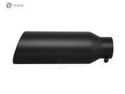 Fedar Truck Exhaust Tip 4 Inlet 6 Outlet 18 Long Rolled End Angle Cut