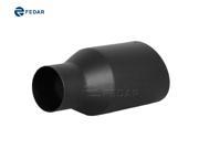 Fedar Truck Exhaust Tailpipe Tip 2.5 Inlet 4 Outlet 9 Rolled End Angle Cut