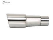 Fedar Exhaust Tip 2 Inlet 3 Outlet 9.3 Long Dual Wall Rolled Flat End