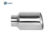 Fedar Truck Exhaust Tip 5 Inlet 8 Outlet 15 Long Rolled End Angle Cut