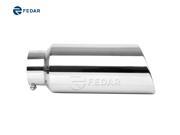 Fedar Truck Exhaust Tailpipe Tip 5 Inlet 7 Outlet 18 Rolled End Angle Cut