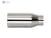 Fedar Exhaust Tip 3.5 Inlet 5 Outlet 12 Long Rolled Flat End