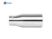 Fedar Truck Exhaust Tip 3.5 Inlet 5 Outlet 12 Long Rolled Flat End