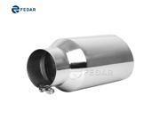 Fedar Truck Exhaust Tailpipe Tip 4 Inlet 6 Outlet 15 Rolled End Angle Cut