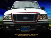 Fedar Main Upper Billet Grille For 2004 2005 Ford Ranger 4WD FX4 Black