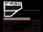 Fedar Side Vent Billet Grille For 2008 2010 Ford F 250 F 350 F 450 F 550 Side Vent Black