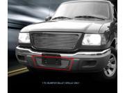Fedar Lower Bumper Billet Grille For 2001-2003 Ford Ranger 2WD - Polished Fedar Lower Bumper Billet Grille For 2001-2003 Ford Ranger 2WD - Polished