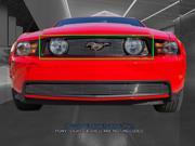 Fedar Main Upper Billet Grille For 2010 2012 Ford Mustang GT V8 Polished