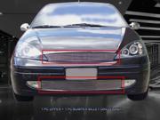 Fedar Billet Grille Combo For 2000-2004 Ford Focus - Polished Fedar Billet Grille Combo For 2000-2004 Ford Focus - Polished
