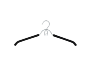 Closet Spice Chrome Shirt Hangers Set of 6 Black
