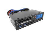 USB 3.0 All in One 5.25 inch Internal Front Panel Card Reader for PC Desktop