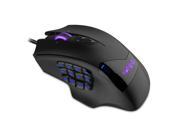 HAVIT 12000 DPI 19 Programmable Buttons Optical Sensor Pixart PMW 3360 Optical MMO Gaming Mouse Black HV MS735