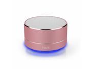 Portable Bluetooth Speaker with TF card and Subwoofer Amplifiers Rose Gold