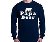UPC 650414580546 product image for Shop4Ever Men's Papa Bear Father's Day Gift for Dad Long Sleeve Shirt X-Large Na | upcitemdb.com