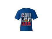 Shop4Ever Youth California Republic Palm Tree Beach Cali Graphic Youth T-Shirt X-Small Royal Blue Shop4Ever Youth California Republic Palm Tree Beach Cali Graphic Youth T-Shirt X-Small Royal Blue
