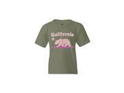 Shop4Ever Youth California Republic Bear Pink Paisley Cali Graphic Youth T-Shirt Large Military Green Shop4Ever Youth California Republic Bear Pink Paisley Cali Graphic Youth T-Shirt Large Military Green