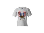 Shop4Ever Youth American Bald Eagle USA Wings Flag July 4th Graphic Youth T-Shirt Medium Sports Grey Shop4Ever Youth American Bald Eagle USA Wings Flag July 4th Graphic Youth T-Shirt Medium Sports Grey