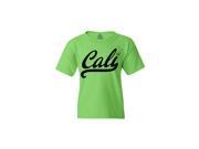Shop4Ever Youth Cali Black California Graphic Youth T-Shirt Large Lime Shop4Ever Youth Cali Black California Graphic Youth T-Shirt Large Lime