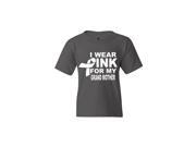 Shop4Ever Youth I Wear Pink for My Grandma White Breast Cancer Graphic Youth T-Shirt X-Large Charcoal Shop4Ever Youth I Wear Pink for My Grandma White Breast Cancer Graphic Youth T-Shirt X-Large Charcoal