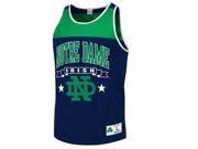 Notre Dame Mitchell Ness Color Blocked Tank Top Medium