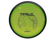 MVP Disk Golf Tesla Proton Distance Driver Transparent Lime Green 150 159
