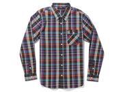 LRG Men s Research Collection Long Sleeve Plaid Woven Shirt Black Small