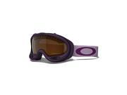 Oakley A Frame Grape Wine Adult Ski Snowmobile Goggles Eyewear Black Iridium One Size Fits All