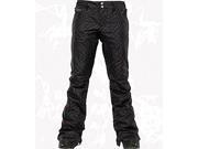 Burton W TWC Candy Snowbording Pants True Black Ghost Check Large True Black