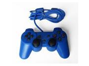 Generic PS2 Wired Analog Controller for Sony PlayStation 2 BLUE