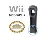 NEW NINTENDO OEM AUTHENTIC Wii MOTION PLUS ADAPTER SENSOR BLACK SILICONE CASE