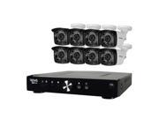 Aero HD 1080p 8 Ch. Video Security System with 8 Indoor Outdoor Cameras