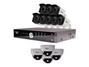 Aero HD 1080p 16 Ch. Video Security System with 12 Cameras