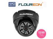 FLOUREON 1200TVL NTSC Weatherproof CCTV DVR Security Surveillance Dome Camera Night Vision