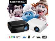 Excelvan Mini Portable LED LCD Projector Home Cinema Theater AV USB VGA HDMI TF
