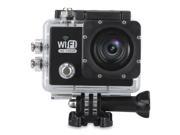 Full HD 1080P 2 WIFI Waterproof Action Sports Camera DV Car DVR Camcorder 12MP Anti Shaking Black