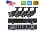 Incosky 8CH 1080N AHD DVR Video Security System HDMI 4X 2000TVL 960P 1.3MP Outdoor Waterproof Camera Night Vision IR Cut