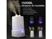 Excelvan 1.5L Ultrasonic Air Mist Humidifier Aroma Diffuser Purifier 7 Color Changing LED Light