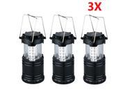 3 Pack Collapsible LED Camping Lantern Bright 30 LED Light for Hiking Emergencies Hurricanes Outages Storms Camping