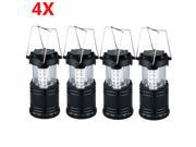 4 pack Collapsible LED Camping Lantern Bright 30 LED Light for Hiking Emergencies Hurricanes Outages Storms Camping
