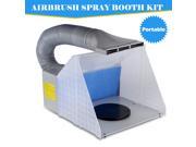 Portable Hobby Airbrush Spray Booth Extractor Set for Painting All Art Cake Craft Hobby Nails T shirts More