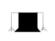 1.6x3m 5x10ft Photo Studio Photography Collapsible Backdrop Background Background Only Black