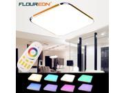Modern 30W 25 Inch RGB Color LED Ceiling Light Fixture Flush Mount Pendant Lamp Chandeliers Lighting for Living Room Kitchen