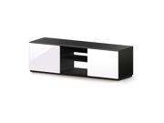 Sonorous TRD 150 Modern Wood TV Stand For Sizes up to 65 Black White