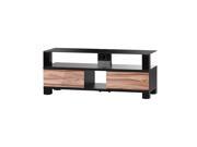 Sonorous LB 2120 Modern Wood and Glass TV Stand For Sizes up to 65 Walnut