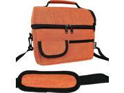 PuTwo Lunch Bag Insulated Tote Large Capacity with Adjustable Shoulder Strap Lunch Bag Allerbaby New Orange