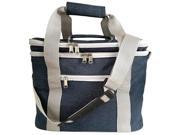 PuTwo 12 Litre Lunch Bag Insulated Tote Large Capacity Cooler Bag with Shoulder Strap Blue