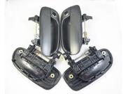 New Outside DOOR HANDLE Front Left Rear Right Black Fit For Hyundai Accent